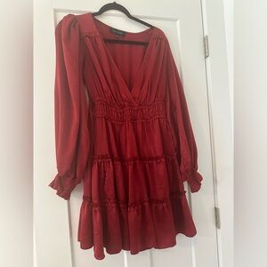 Maroon dress